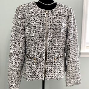 Black & White Tweed Jacket